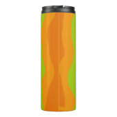 Farbliche Wellen Thermosbecher (Rückseite)