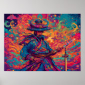 Farblicher Code: Samurai Poster (Vorne)