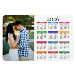 Farblicher Foto-Kalender 2023 Magnet