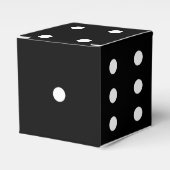 Farblicher Hintergrund mit weißen Punktwolken Geschenkschachtel (Vorderseite)