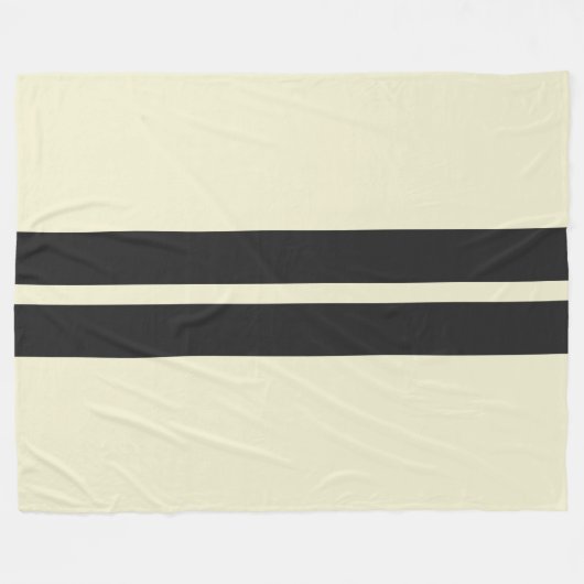 Farblicher Hintergrund und schwarze Radstreifen Fleecedecke (Vorderseite (Horizontal))