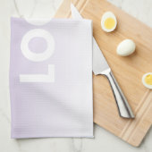 Farblicher Hintergrund | Weiße Farbe und Ihr Logo Geschirrtuch (Viertel Falte)