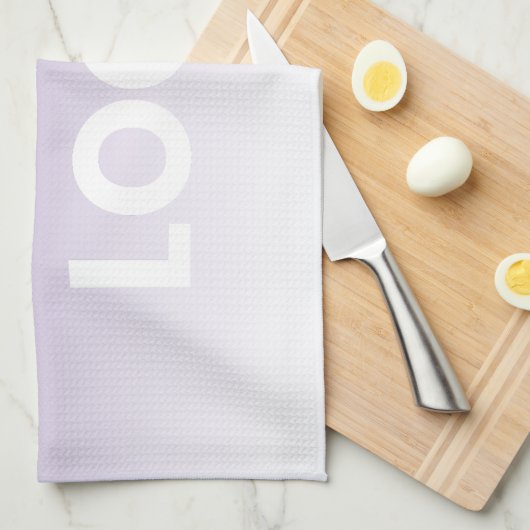 Farblicher Hintergrund | Weiße Farbe und Ihr Logo Geschirrtuch (Viertel Falte)