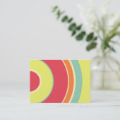 Farblicher Kreis 01 Visitenkarte (Stehend Vorderseite)