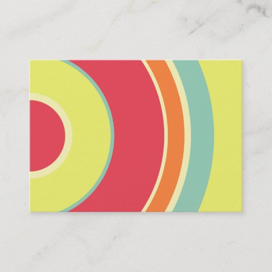 Farblicher Kreis 01 Visitenkarte (Vorderseite)
