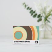 Farblicher Kreis 02 Visitenkarte (Stehend Vorderseite)