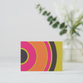 Farblicher Kreis 06 Visitenkarte (Stehend Vorderseite)