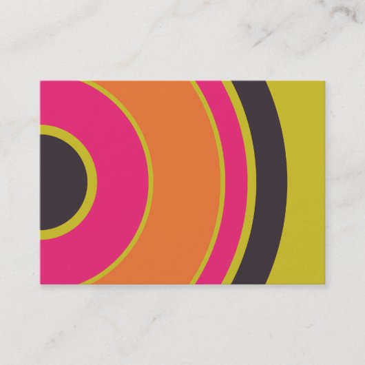 Farblicher Kreis 06 Visitenkarte (Vorderseite)