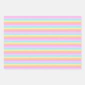 Farblicher Personalisierter Name Geschenkpapier Set (Vorderseite 2)