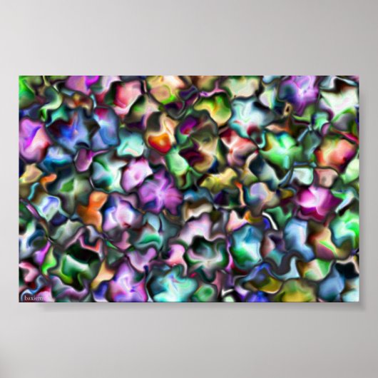 Farblicher Spaß Poster (Vorne)