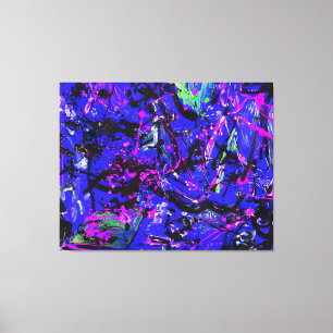 FARBLICHER SPRITZER XXII - Aktionsgemälde - Leinwanddruck