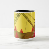 FARBLICHER STOLZ, ALS BETRIEBSKRANE ZU SEIN TASSE (Zentrum)