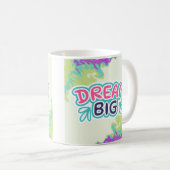 Farblicher Traum Grosses Motivierend Kaffeetasse (VorderseiteRechts)