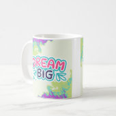 Farblicher Traum Grosses Motivierend Kaffeetasse (Vorderseite Links)