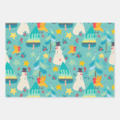 Farblicher Weihnachtsgeschmack Geschenkpapier Set (Vorderseite 2)