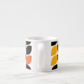 Farbliches, einzigartiges, trendiges, urbanes Blat Espressotasse (Rückseite)