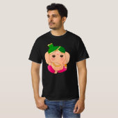 FARBLICHES KLEINES ORD GANESHA LOGO EINZIGARTIGES T-Shirt (Vorne ganz)