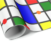 Farbliches Kreuzwort Geschenkpapier (Rolleneckpunkt)