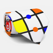 Farbliches Kreuzwort Krawatte (Gerollt)