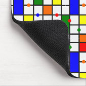 Farbliches Kreuzwort Mousepad (Ecke)