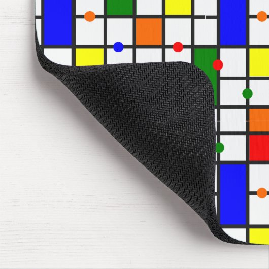 Farbliches Kreuzwort Mousepad (Ecke)