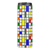 Farbliches Kreuzwort Thermosbecher (Rückseite)