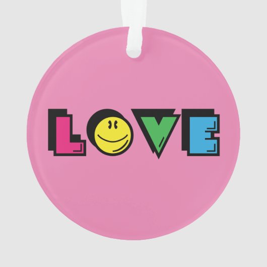 Farbliches Liebe Ornament (Rückseite)