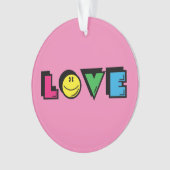 Farbliches Liebe Ornament (Vorderseite)