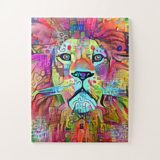 FARBLICHES LIT ART JIGSAW PUZZLE (Vertikal)
