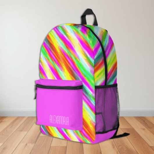 Farbliches Muster Bedruckter Rucksack