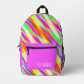 Farbliches Muster Bedruckter Rucksack (Vorderseite)