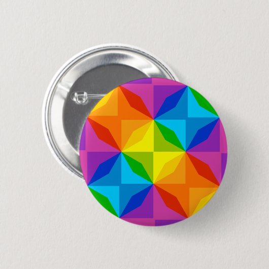 Farbliches Muster Button (Vorne & Hinten)