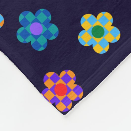 Farbliches Muster Fleecedecke (Ecke)