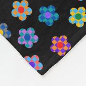 Farbliches Muster Fleecedecke (Ecke)