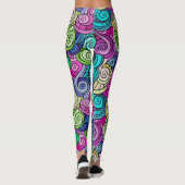 Farbliches Muster Leggings (Rückseite)
