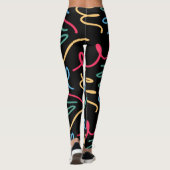 Farbliches Muster Leggings (Rückseite)