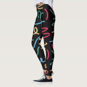 Farbliches Muster Leggings (Links)