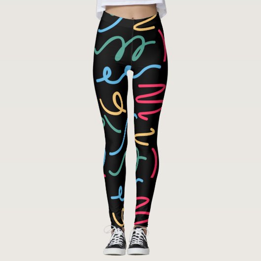Farbliches Muster Leggings (Vorderseite)