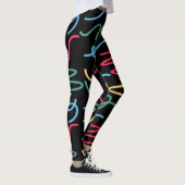 Farbliches Muster Leggings (Rechts)
