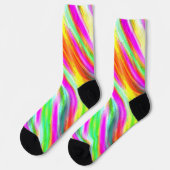 Farbliches Muster Socken (Linkes Detail)