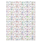 Farbliches Muster Tischdecke (Vorderseite)