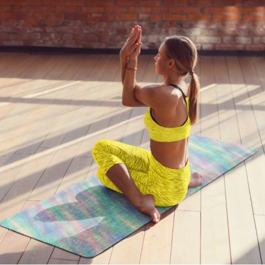 Farbliches Muster Yogamatte