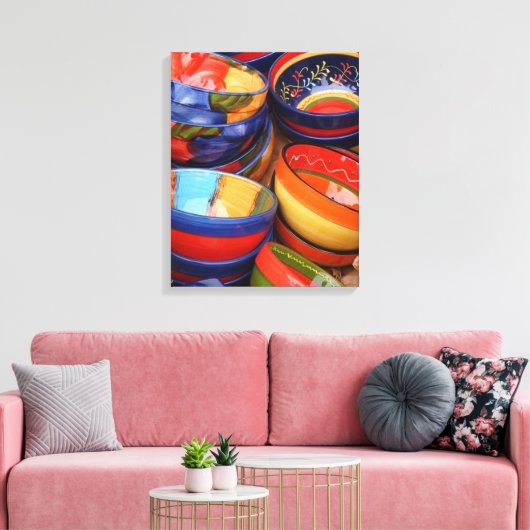 FARBLICHES POTTERY - Leinwand Art (Insitu (Wohnzimmer))