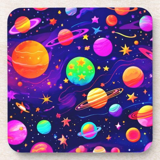 Farbliches Raummuster Getränkeuntersetzer (Vorderseite)