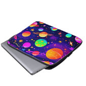 Farbliches Raummuster Laptopschutzhülle (Vorne Knopf)