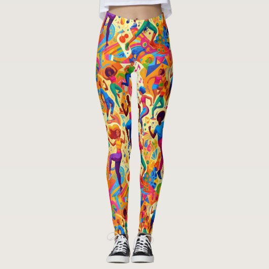 Farbliches Training Leggings (Vorderseite)