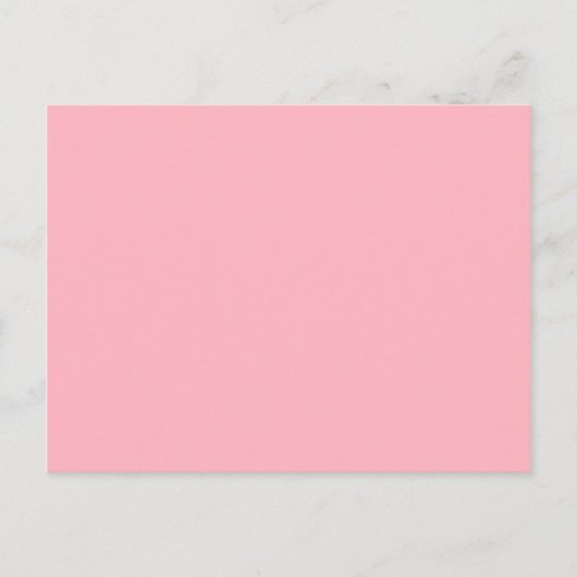 Farblicht rosa postkarte (Vorderseite)