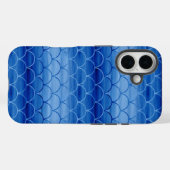 Farblichtmuster mit dunkelblauer Skalierung Case-Mate iPhone Hülle (Rückseite (Horizontal))