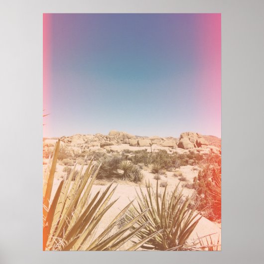 Farblichtundurchlässigkeit bei Joshua Tree Poster (Vorne)
