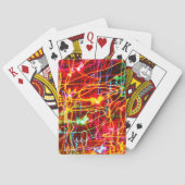 Farblichtverschiebung in Rot-Gelb-Grün Spielkarten (Rückseite)